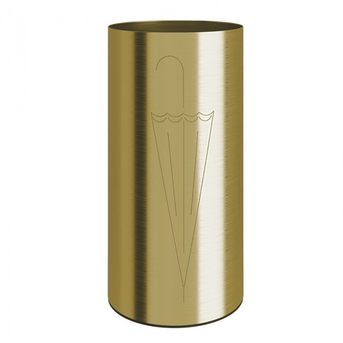 Ομπρελοθήκη - Brushed Gold, Pam & Co, Ø25 x H50 (cm), 28-023