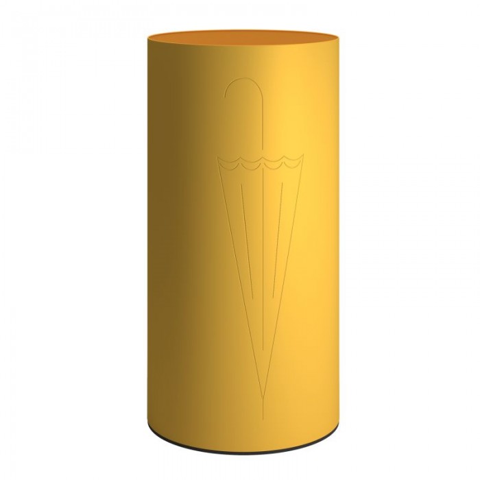 Ομπρελοθήκη - Matt Yellow, Pam & Co, Ø25 x H50 (cm), 28-603