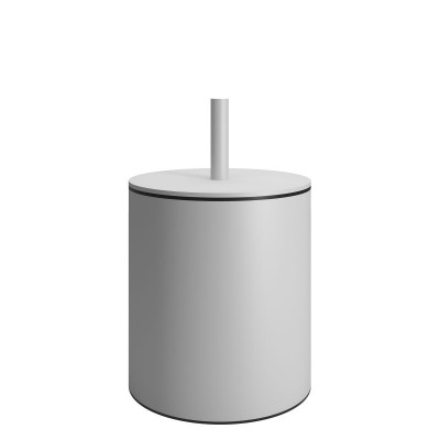 Χαρτοδοχείο 5 Lit - Matt White, Pam & Co, Ø20 x H35 (cm), 139-033