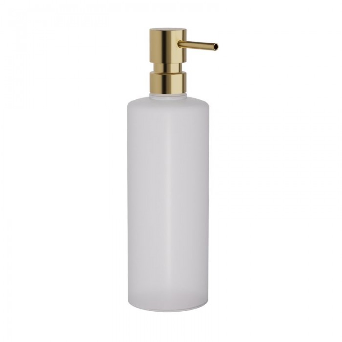 Επαγγελματικό Dispenser, 650ml - Brushed Gold, Pam & Co, Ø7 x H25 (cm), 100-023