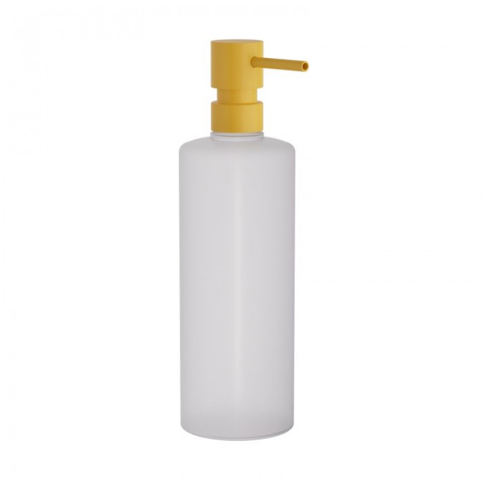 Επαγγελματικό Dispenser, 650ml - Matt Yellow, Pam & Co, Ø7 x H25 (cm), 100-603