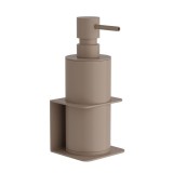 Επιτοίχιο Dispenser (250ml) - Matt Beige, Pam & Co, W7,5 x D7 x H19 (cm), 81-103