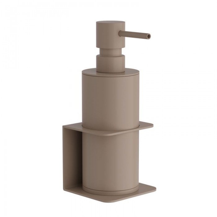 Επιτοίχιο Dispenser (250ml) - Matt Beige, Pam & Co, W7,5 x D7 x H19 (cm), 81-103