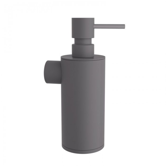 Επιτοίχιο Dispenser (350ml) - Matt Concrete Grey, Pam & Co, Ø6 x H19 (cm), 87-163