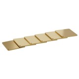 Σουβέρ (6 pcs) - Brushed Gold, Pam & Co, W10 x D10 x H0.4 (cm), 1010-023