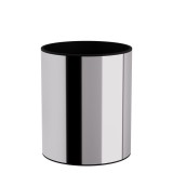 Καλάθι Γραφείου / Δωματίου 15 Lit - Inox, Pam & Co, Ø25 x H30 (cm), 2530-001