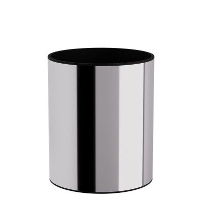 Καλάθι Γραφείου / Δωματίου 15 Lit - Inox, Pam & Co, Ø25 x H30 (cm), 2530-001