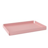 Διακοσμητικός Δίσκος (Ortho) - Matt Pink, Pam & Co, W30 x D20 x H3 (cm), 33020-303