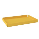 Διακοσμητικός Δίσκος (Ortho) - Matt Yellow, Pam & Co, W30 x D20 x H3 (cm), 33020-603