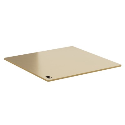 Διακοσμητικός Δίσκος (Square) - Brushed Gold, Pam & Co, W30 x D30 x H1 (cm), 3030-023