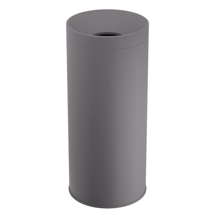 Επαγγελματικός Κάδος Απορριμμάτων 65 Lit, No Inner Bucket - Matt Concrete Grey, Pam & Co, Ø34 x H70 (cm), 65-3470-163