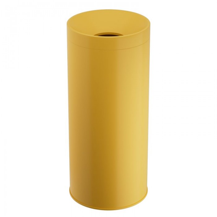 Επαγγελματικός Κάδος Απορριμμάτων 65 Lit, No Inner Bucket - Matt Yellow, Pam & Co, Ø34 x H70 (cm), 65-3470-603