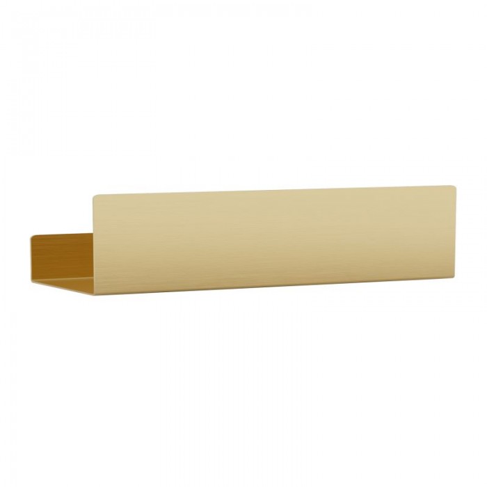 Ράφι / Σπογγοθήκη Μπάνιου (60cm) - Brushed Gold, Pam & Co, W60 x D12 x H12 (cm), 6012-023