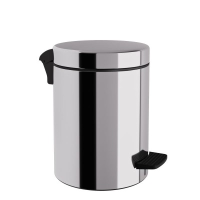 Χαρτοδοχείο 8 Lit - Inox - Soft Close, Pam & Co, Ø23 x H32 (cm), 08-501-001