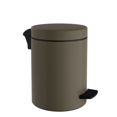 Χαρτοδοχείο 8 Lit - Matt Light Bronze - Soft Close , Pam & Co, Ø23 x H32 (cm), 08-500-963