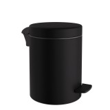 Χαρτοδοχείο 8 Lit - Matt Black - Soft Close , Pam & Co, Ø23 x H32 (cm), 08-500-403
