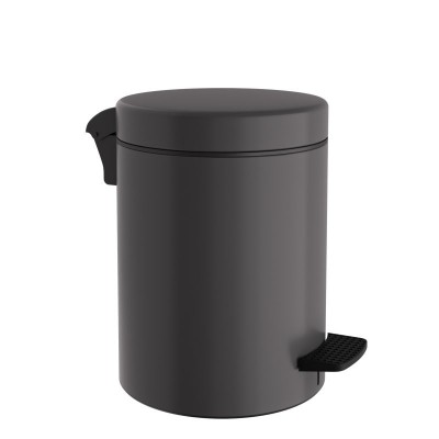 Χαρτοδοχείο 8 Lit - Matt Anthracite - Soft Close , Pam & Co, Ø23 x H32 (cm), 08-500-113