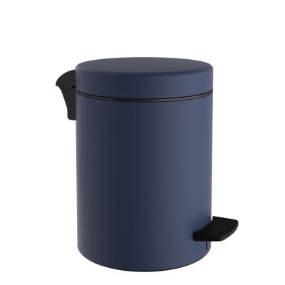 Χαρτοδοχείο 8 Lit - Matt Navy Blue - Soft Close , Pam & Co, Ø23 x H32 (cm), 08-500-203
