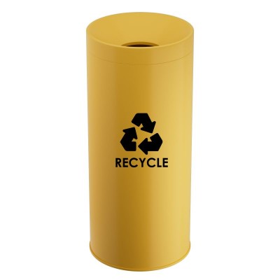 Κάδος Ανακύκλωσης 65 Lit - Matt Yellow, Pam & Co, Ø34 x H70 (cm), 683470-603