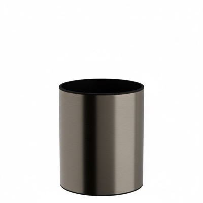 Καλάθι Γραφείου / Δωματίου 6 Lit - Matt Gun Metal, Pam & Co, Ø20 x H24 (cm), 2024-025