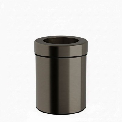 Καλάθι Γραφείου / Δωματίου 6 Lit - Matt Gun Metal, Pam & Co, Ø20 x H28 (cm), 2128-025