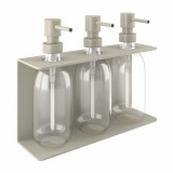 Επιτοίχια Dispenser (3 x 300ml) - Matt Ivory, Pam & Co, W25 x D7.5 x H20 (cm), 251375-703