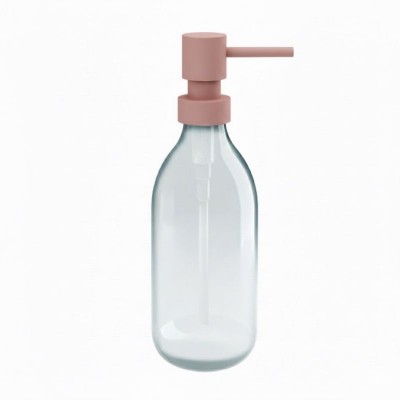Dispenser (300ml) - Matt Dusty Pink, Pam & Co, Ø6.5 x H20 (cm), 79-304
