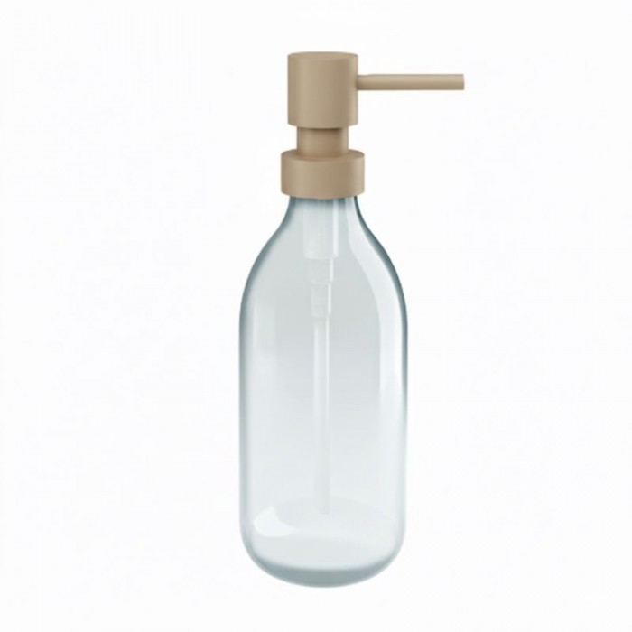 Dispenser (300ml) - Matt Beige, Pam & Co, Ø6.5 x H20 (cm), 79-103