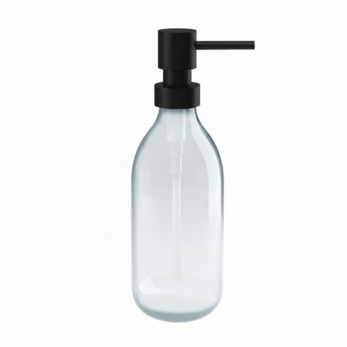 Dispenser (300ml) - Matt Black, Pam & Co, Ø6.5 x H20 (cm), 79-403