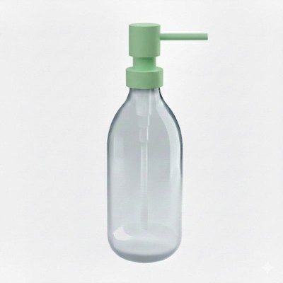 Dispenser (300ml) - Matt Mint, Pam & Co, Ø6.5 x H20 (cm), 79-903