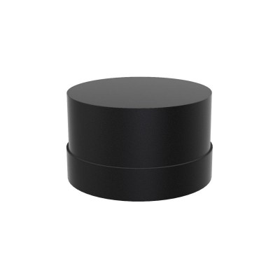 Stop Πόρτας Βαρέως Τύπου - Matt Black, Pam & Co, Ø9 x H5,5 (cm), 955-403