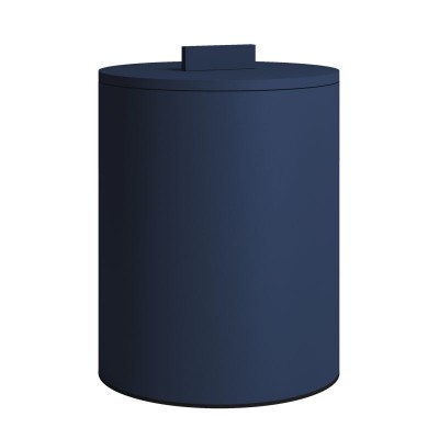 Κουτί Αποθήκευσης 15 Lit - Matt Navy Blue, Pam & Co, Ø25 x H30 (cm), 2534-203