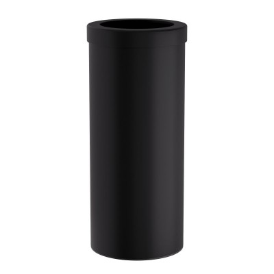Καλάθι Απλύτων 30 Lit - Matt Black, Pam & Co, Ø25 x H57 (cm), 29-2557-403