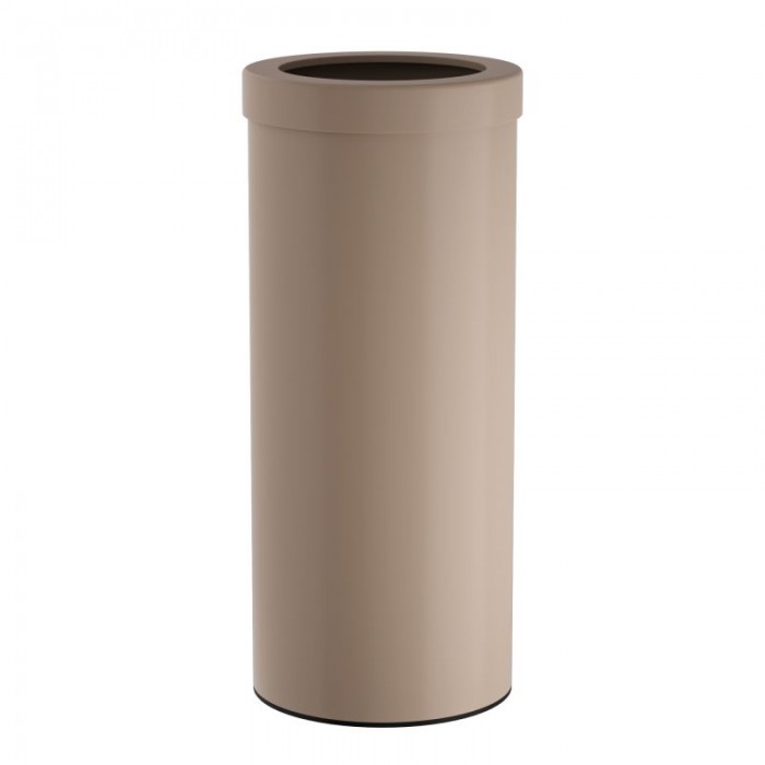 Καλάθι Απορριμμάτων 30 Lit - Matt Beige - No Inner Bucket, Pam & Co, Ø25 x H57 (cm), 30-2557-103