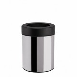Καλάθι Γραφείου / Δωματίου 6 Lit - Inox, Pam & Co, Ø20 x H28 (cm), 2128-001