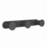 Άγκιστρο Τριπλό - Matt Anthracite, Pam & Co, W17 x D3,5 x H2,5 (cm), 71-113