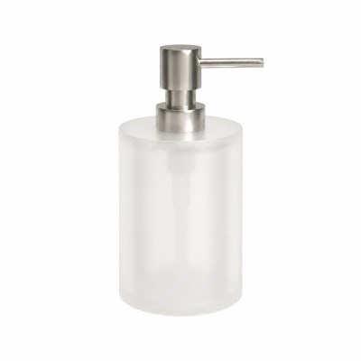 Dispenser (400ml) - Matt Inox, Pam & Co, Ø8 x H15 (cm), 95-011