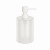Dispenser (400ml) - Matt White, Pam & Co, Ø8 x H15 (cm), 95-033