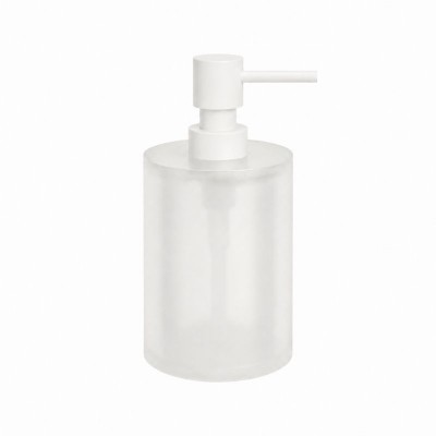Dispenser (400ml) - Matt White, Pam & Co, Ø8 x H15 (cm), 95-033