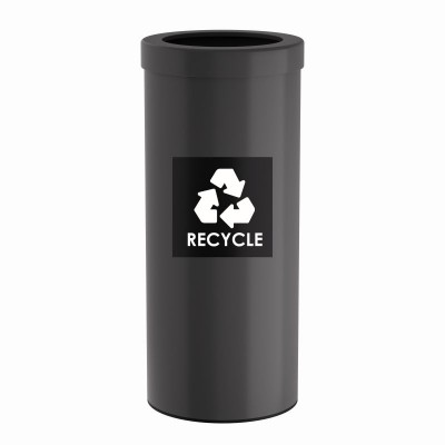 Κάδος Ανακύκλωσης 30 Lit, No Inner Bucket - Matt Anthracite, Pam & Co, Ø25 x H60 (cm), 382560-113