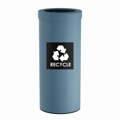 Κάδος Ανακύκλωσης 30 Lit, No Inner Bucket - Matt Ciel, Pam & Co, Ø25 x H60 (cm), 382560-923