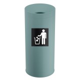 Κάδος Απορριμμάτων 65 Lit, No Inner Bucket - Matt Turquoise, Pam & Co, Ø34 x H70 (cm), 693470-913