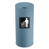 Κάδος Απορριμμάτων 65 Lit, No Inner Bucket - Matt Ciel, Pam & Co, Ø34 x H70 (cm), 693470-923