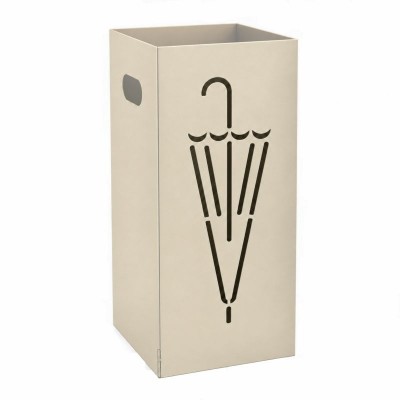 Ομπρελοθήκη Τετράγωνη - Matt Ivory, Pam & Co, W22 x D22 x H50 (cm), 26-703
