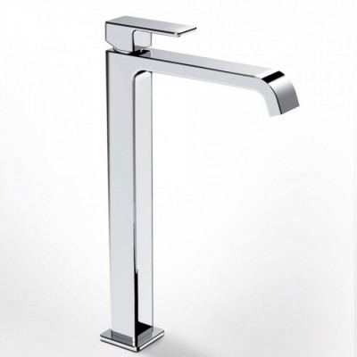 Αναμεικτική Μπαταρία Νιπτήρα Ψηλή Ασημί La Torre Profili Plus 46501-100