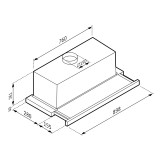 Απορροφητήρας Pyramis Συρόμενος Turbo 90cm Essential - 065017602