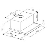 Απορροφητήρας Pyramis Συρόμενος Turbo Plus 60cm Inox 065036801