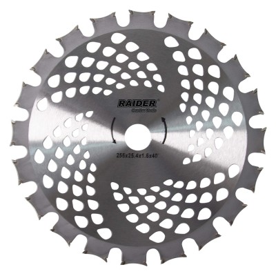 Δίσκος Θαμνοκοπτικού 40 δόντια 255mm TCT 25.4 mm RAIDER 110343