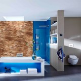 Πάνελ Επένδυσης Τοίχου από 100% Φυσικό Ξύλο TEAK 495x180x20mm Rebel of Styles 3D Teak Colorado 540-007 1 Τεμ./Συσκευασία