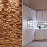 Πάνελ Επένδυσης Τοίχου από 100% Φυσικό Ξύλο TEAK 495x180x20mm Rebel of Styles 3D Teak Colorado 540-007 1 Τεμ./Συσκευασία